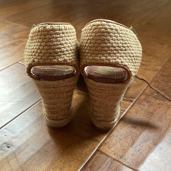 Animal print wedge sandals - Picture 3 of 6